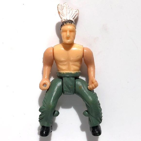 🦋 Native American Figurine from Major Western Soldier Cowboy Indian Playset - Picture 1 of 5